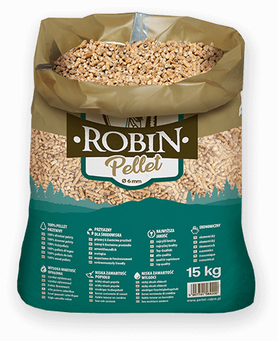 worek pelletu opałowego Robin do kupienia w Zagórowie lub sklepie internetowym